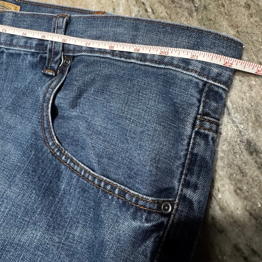 The Foundry Supply Co Jeans Mens 44x30 Blue Medium Wash Straight Leg 100% Cotton - Picture 4 of 9